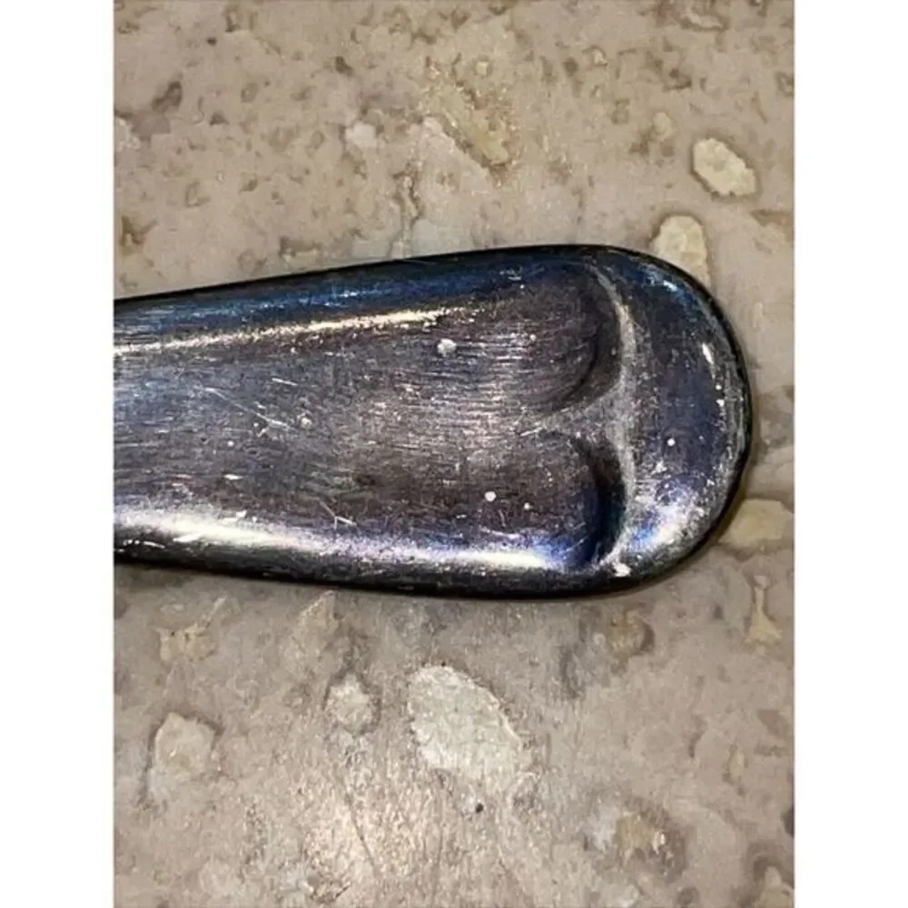Shefield England EPNS silver Teethed‎ spoons 5.5
